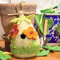 Wild Woolies Felt Birdhouses